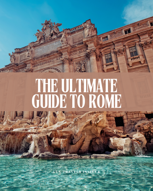 The Ultimate Rome Travel Guide - Insider tips, best restaurants, must-see attractions, and recommended tours for an unforgettable trip to Rome.
